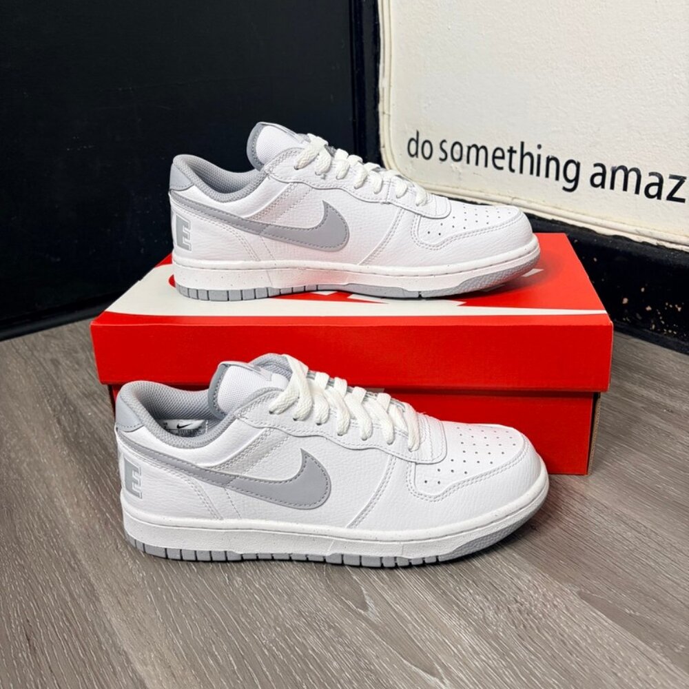 NWT Nike Big Low White / Wolf Grey Men's Shoes 6 Sz Women's 7.5